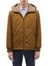 Main View - Click To Enlarge - THEORY - 'Vernon Liner' reversible hooded down jacket