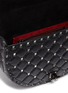 Detail View - Click To Enlarge - VALENTINO GARAVANI - Valentino Garavani 'Rockstud Spike' quilted leather saddle bag