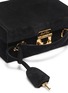 Detail View - Click To Enlarge - MARK CROSS - 'Grace Small Box' suede trunk