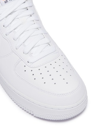 Detail View - Click To Enlarge - NIKE - 'Air Force 1 '07' Swoosh logo leather sneakers