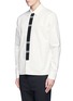 Front View - Click To Enlarge - MARNI - Knit placket trim shirt