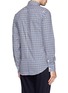 Back View - Click To Enlarge - MARNI - Contrast check poplin shirt