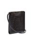 Figure View - Click To Enlarge - ALAÏA - 'Vienne' geometric lascercut mirco leather crossbody bag