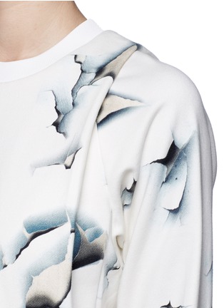 Detail View - Click To Enlarge - 3.1 PHILLIP LIM - Peeling paint print jersey sweatshirt