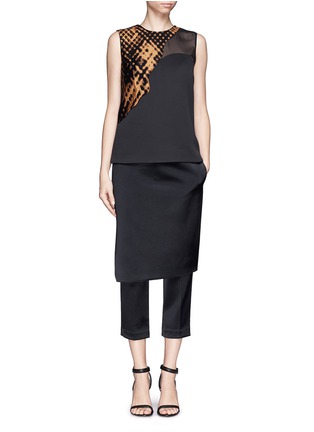 Figure View - Click To Enlarge - 3.1 PHILLIP LIM - Patchwork slim tank top
