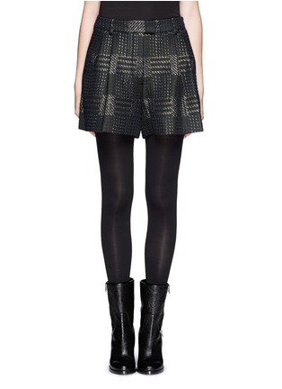 Main View - Click To Enlarge - 3.1 PHILLIP LIM - Woven houndstooth shorts
