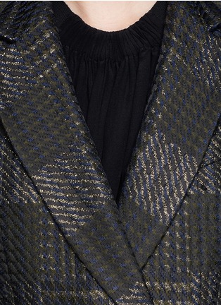 Detail View - Click To Enlarge - 3.1 PHILLIP LIM - Single breasted houndstooth coat