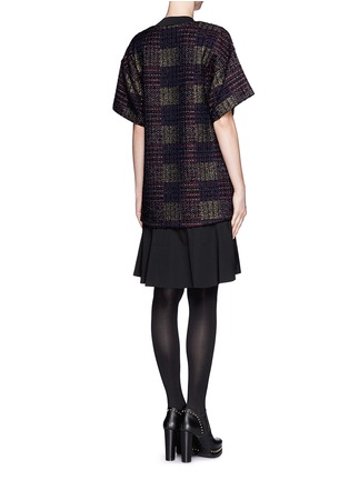 Back View - Click To Enlarge - 3.1 PHILLIP LIM - Tweed flounce dress