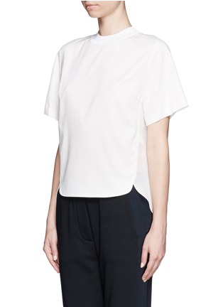 Front View - Click To Enlarge - 3.1 PHILLIP LIM - Gathered back T-shirt