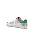 Detail View - Click To Enlarge - GOLDEN GOOSE - 'Superstar' colourblock glitter coated leather sneakers