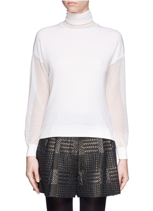 Main View - Click To Enlarge - 3.1 PHILLIP LIM - Sheer sleeve turtleneck