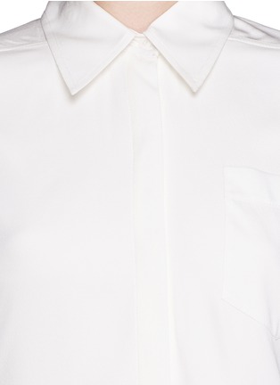 Detail View - Click To Enlarge - 3.1 PHILLIP LIM - Layered silk shirt dress