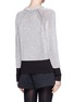 Back View - Click To Enlarge - 3.1 PHILLIP LIM - Bi-colour knit sweater