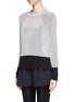 Front View - Click To Enlarge - 3.1 PHILLIP LIM - Bi-colour knit sweater