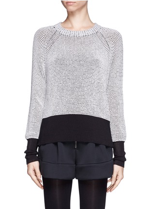 Main View - Click To Enlarge - 3.1 PHILLIP LIM - Bi-colour knit sweater