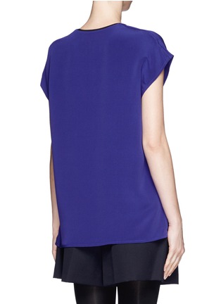 Back View - Click To Enlarge - 3.1 PHILLIP LIM - Drape silk blouse