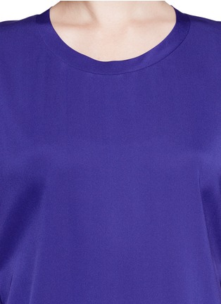 Detail View - Click To Enlarge - 3.1 PHILLIP LIM - Side slit silk blouse
