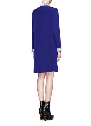 Back View - Click To Enlarge - 3.1 PHILLIP LIM - Bead collar dress