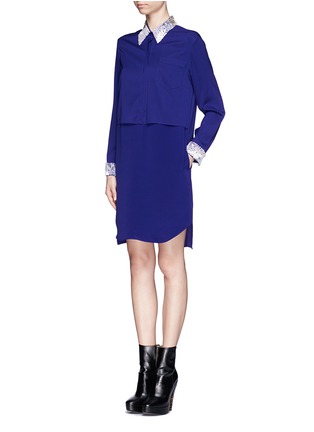 Figure View - Click To Enlarge - 3.1 PHILLIP LIM - Bead collar dress