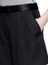 Detail View - Click To Enlarge - 3.1 PHILLIP LIM - Pleat front wool shorts