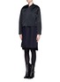 Front View - Click To Enlarge - 3.1 PHILLIP LIM - Double coat bomber jacket and vest underlay