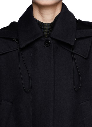Detail View - Click To Enlarge - 3.1 PHILLIP LIM - Detachable hood and collar oversize parka