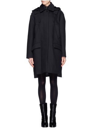 Main View - Click To Enlarge - 3.1 PHILLIP LIM - Detachable hood and collar oversize parka