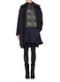 Figure View - Click To Enlarge - 3.1 PHILLIP LIM - Detachable hood and collar oversize parka