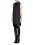 Figure View - Click To Enlarge - 3.1 PHILLIP LIM - Wool-leather shift dress