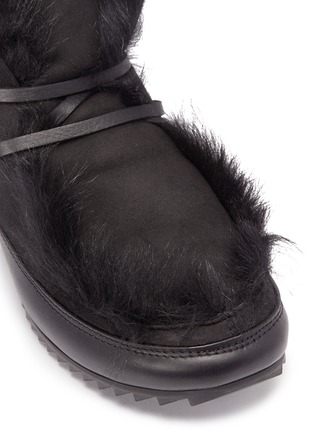 Detail View - Click To Enlarge - PEDRO GARCIA  - 'Jadine' lambskin shearling chukka boots