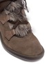 Detail View - Click To Enlarge - PEDRO GARCIA  - 'Kani' lamb fur suede combat boots