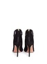 Back View - Click To Enlarge - AQUAZZURA - 'French Lover' mesh suede lace-up sandals
