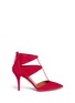 Main View - Click To Enlarge - AQUAZZURA - 'Blondie' caged suede pumps