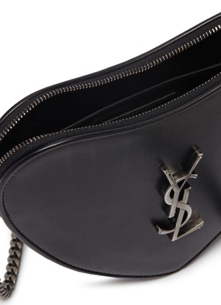 Detail View - Click To Enlarge - SAINT LAURENT - 'Monogram Heart' leather crossbody bag
