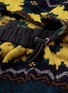 Detail View - Click To Enlarge - SACAI - Cutout back Fair Isle intarsia knit dress