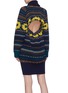 Back View - Click To Enlarge - SACAI - Cutout back Fair Isle intarsia knit dress