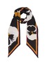 Main View - Click To Enlarge - VALENTINO GARAVANI - Valentino Garavani Pansy print silk twilly scarf