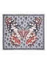Main View - Click To Enlarge - ALEXANDER MCQUEEN - Giant Butterfly Skull silk scarf