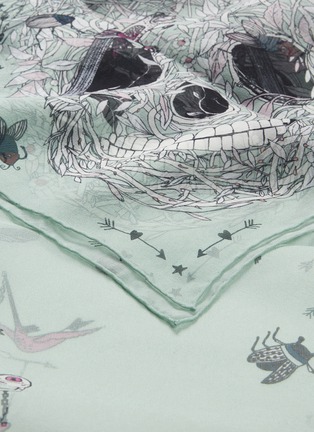 Detail View - Click To Enlarge - ALEXANDER MCQUEEN - Fantasy Nest silk scarf