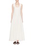 Main View - Click To Enlarge - ELIZABETH AND JAMES - 'Lenox' linen-silk A-line dress