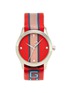 Main View - Click To Enlarge - GUCCI - 'G-Timeless' logo strap 38mm watch