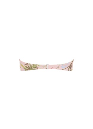 Back View - Click To Enlarge - TOPSHOP - Floral print bandeau bikni top