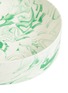 Detail View - Click To Enlarge - WRIGHT & SMITH - Poured large bowl – White/Dark Green