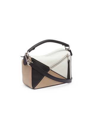 Figure View - Click To Enlarge - LOEWE - 'Puzzle' small colourblock leather bag
