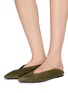 Figure View - Click To Enlarge - ALUMNAE - Suede step-in flats