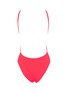 Back View - Click To Enlarge - TOPSHOP - 'Pamela' scoop back rib knit one-piece swimsuit