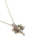 Detail View - Click To Enlarge - XIAO WANG - 'Galaxy' diamond sapphire 18k yellow gold pendant necklace