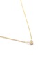 Detail View - Click To Enlarge - XIAO WANG - 'Gravity' diamond 14k yellow gold pendant necklace