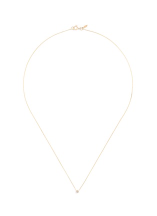 Main View - Click To Enlarge - XIAO WANG - 'Gravity' diamond 14k yellow gold pendant necklace
