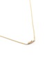 Detail View - Click To Enlarge - XIAO WANG - 'Gravity' diamond 14k yellow gold pendant necklace